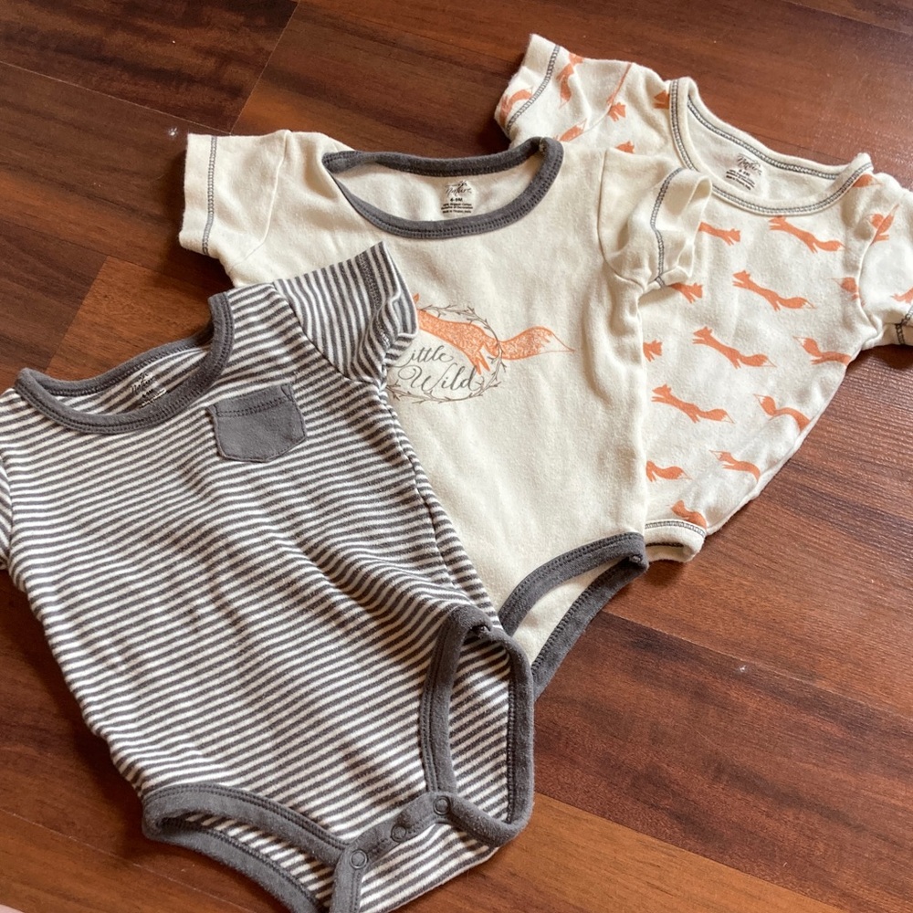 Organic Cotton Boy Onesie Bundle